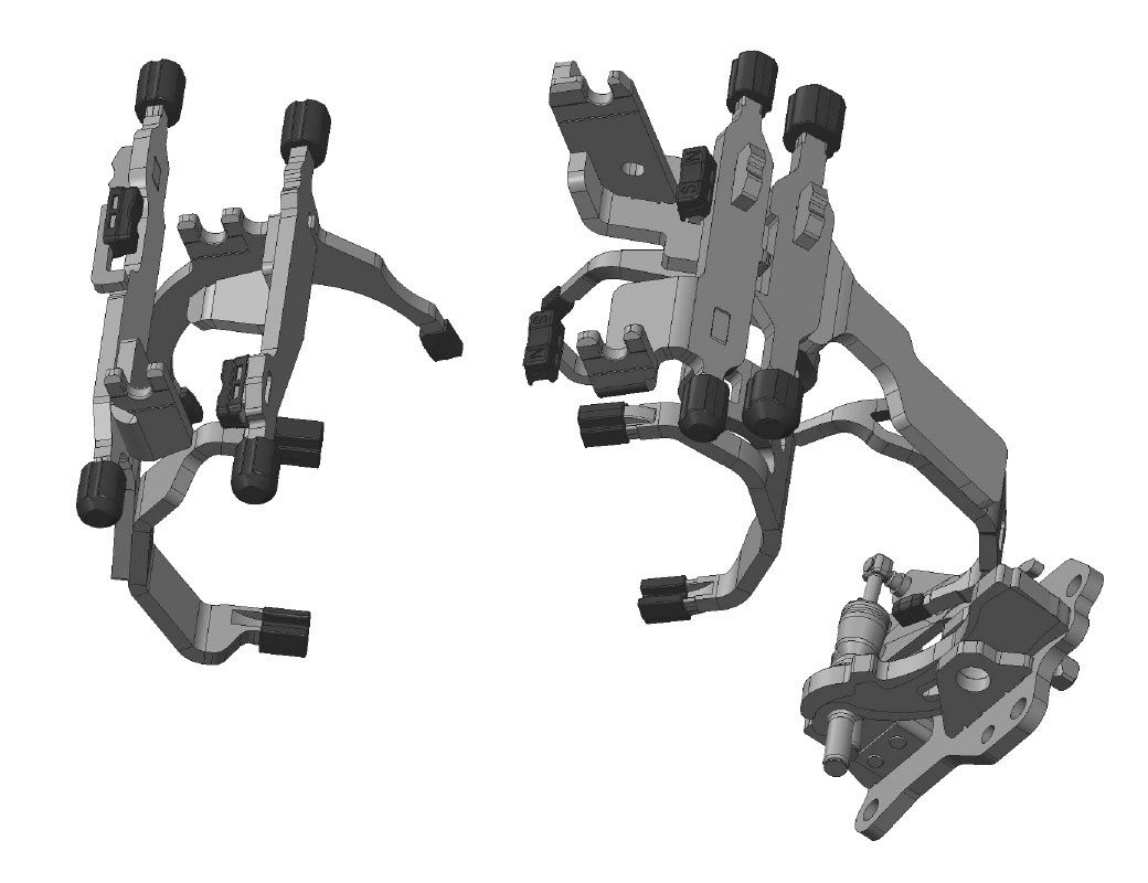 Shift Forks and Park Brake DCT